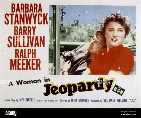jeopardy movie with barbara stanwyck.